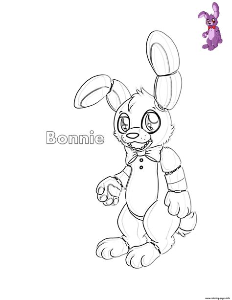 FNAF Bonnie Foldy Printable