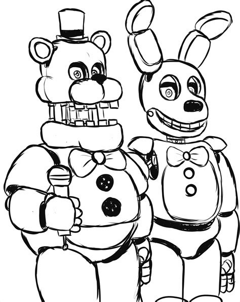 FNAF Coloring Page 4