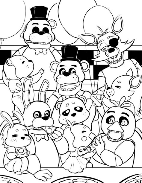 FNAF Coloring Page 5