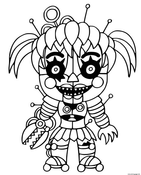 FNAF Coloring Page 6