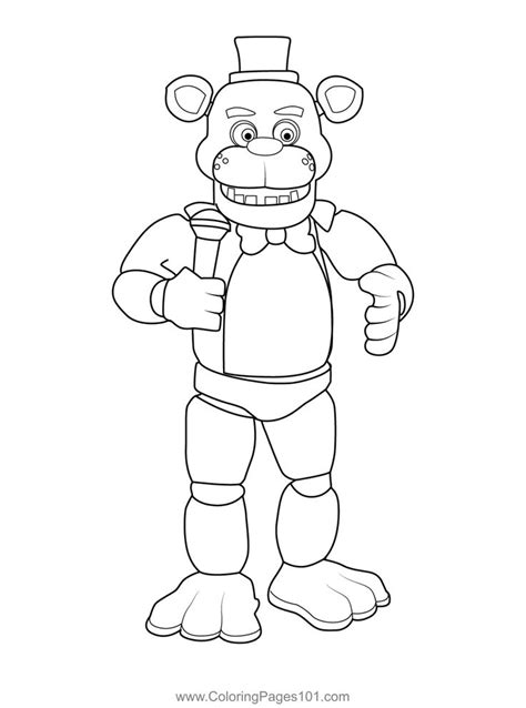 FNAF Freddy Foldy Printable