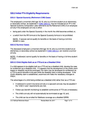 FTA Eligibility Requirements