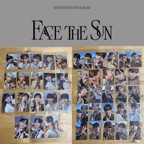 Face the Sun Photocard Template Example