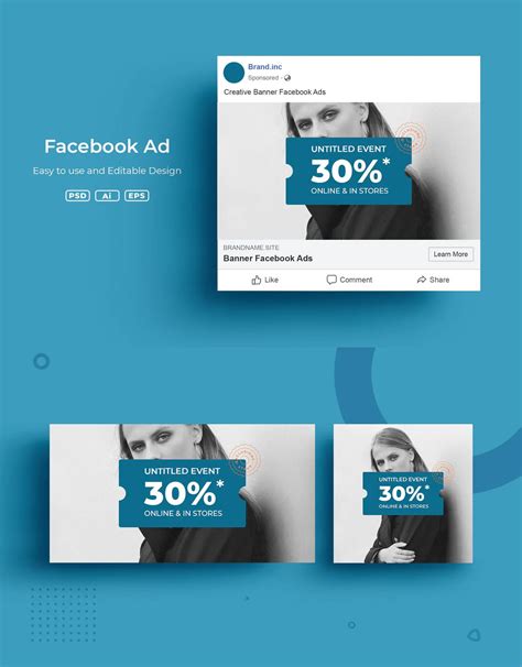 Facebook Ad Template Design