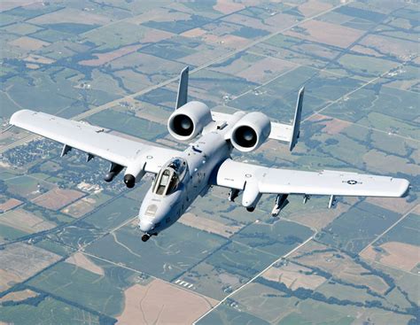 Fairchild Republic A-10 Thunderbolt II in flight