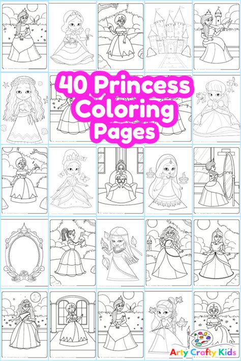 Fairy Tale Princess Coloring Pages