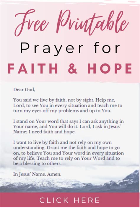 Faith Prayer