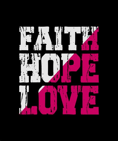 Faith, Hope, Love Coloring Page