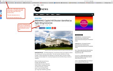 Fake News URL Example