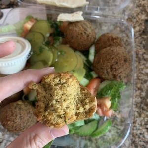 Falafel, crispy chickpea patties in a pita