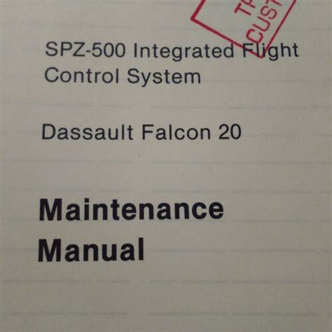 Falcon 20 Maintenance