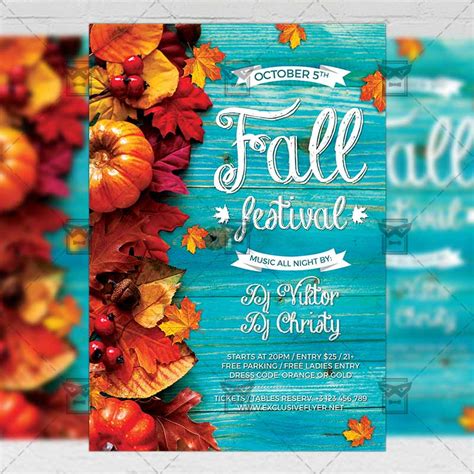 Fall Fest Flyer Template 1