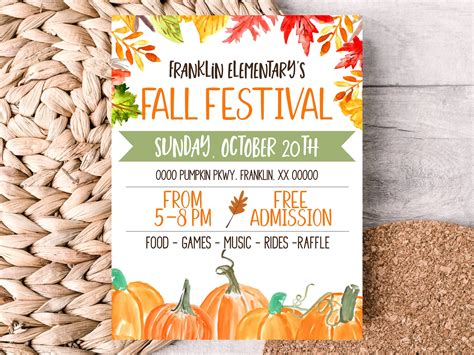 Fall Fest Flyer Template 2