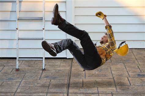 Navy sailor falling from a height