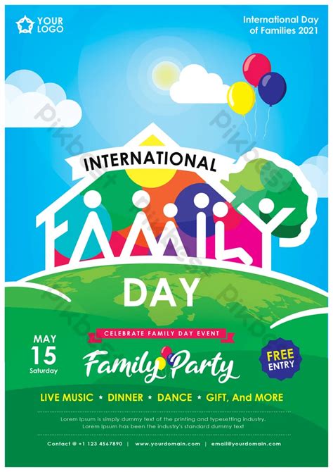 Family Day Flyer Template 2