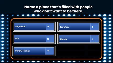 Family Feud Game Questions