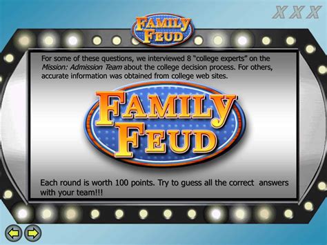 Family Feud Online Template Types