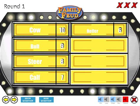 Family Feud Template 4