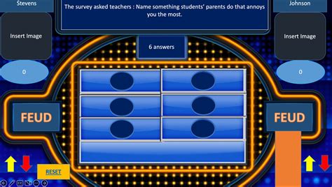 Family Feud Game Template