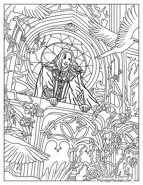 Fantasy coloring pages