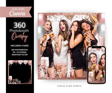 Fashion 360 Photo Booth Overlay