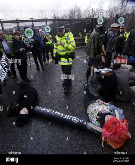 Faslane Naval Base Protestors