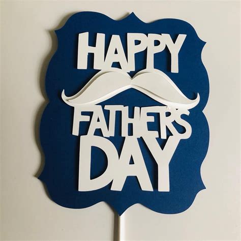 Fathers Day Cake Topper Templates Free