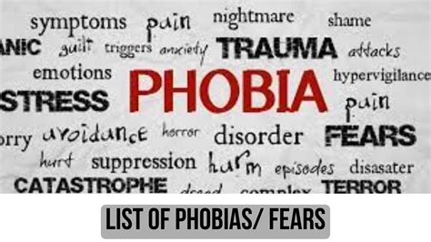 Fears and Phobias