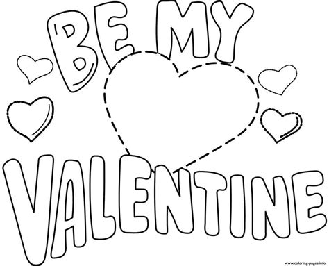 Valentine's Day coloring page