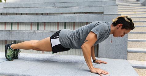 Female Sailor Doing Push-Ups