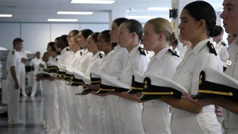 Female Sailor Getting Ready For PRT