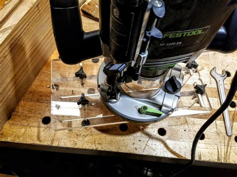 Festool Plexiglas Template Setup