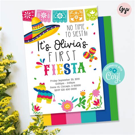 Fiesta Invitation Templates