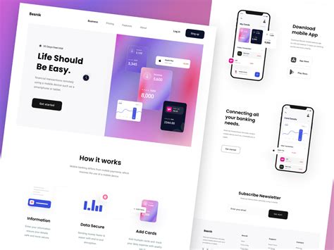 Figma Landing Page Mobile Friendly Design