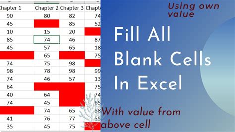 Filling Blank Cells in Excel