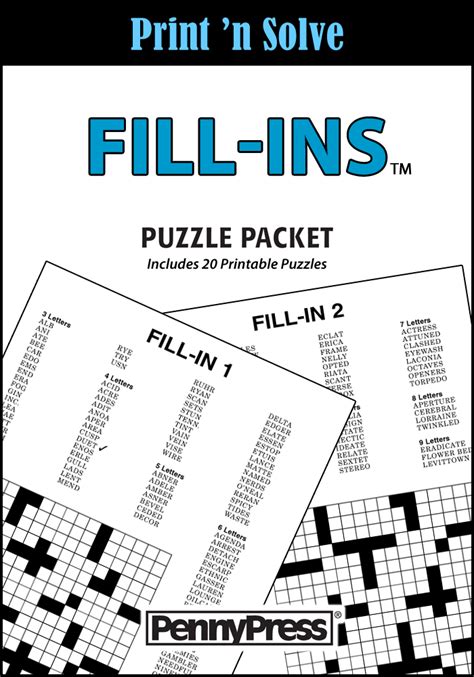 Fill-It-In Puzzle Tips