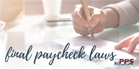 Final Paycheck Regulations