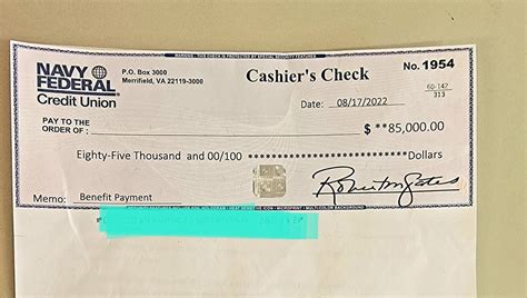 Final Thoughts on Navy Federal Credit Union Cashier Checks