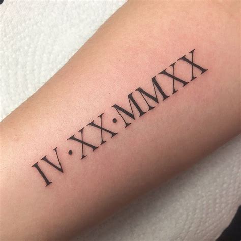 Final Thoughts on Roman Numeral Date Tattoos