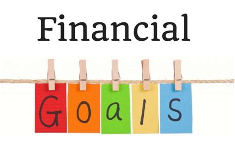 A person setting financial goals