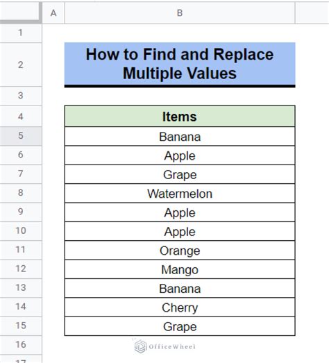 ASAP Utilities Find and Replace Multiple Values at Once