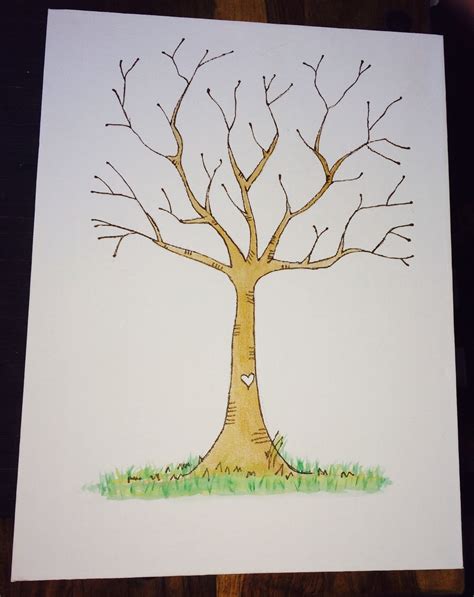 Fingerprint Tree Template Example 1