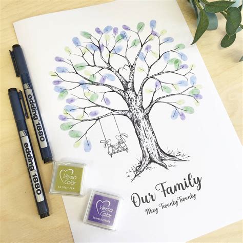 Fingerprint Tree Template Example 4