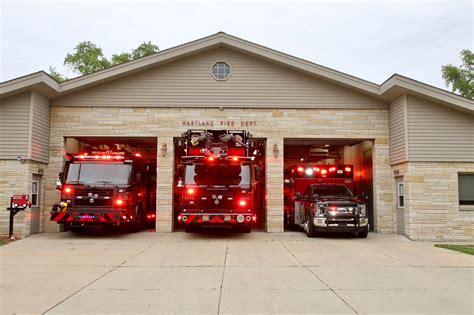 Fire Truck with Fire Station