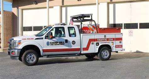 Fire Truck with Traffic Police