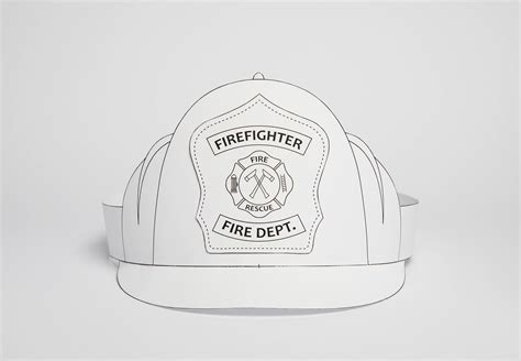 Firefighter Helmet Template 2