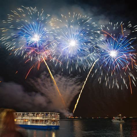 Fireworks Display At Navy Pier