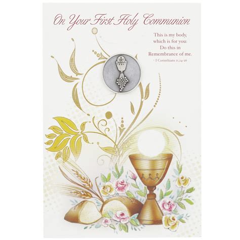 First Holy Communion Card Templates