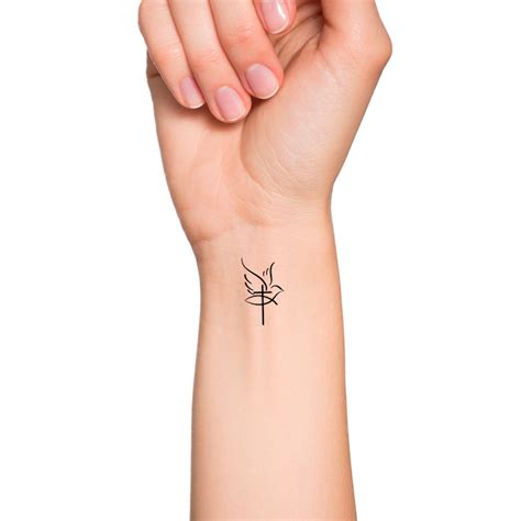 Fish Symbol Temporary Tattoos