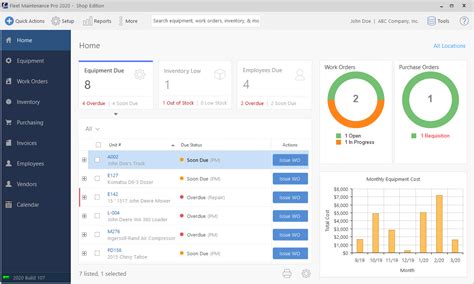 Fleet Maintenance Scheduling Software